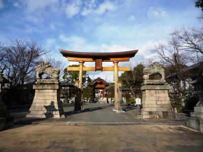 饒津神社 鳥居と参道
