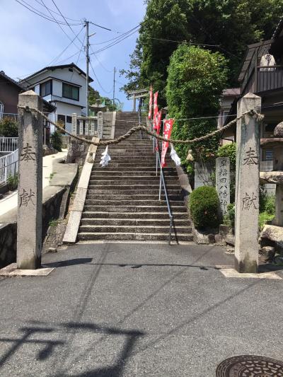 早稲田神社 鳥居と階段