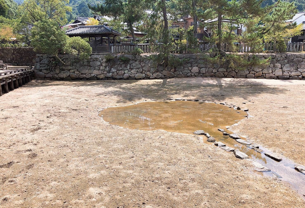 大国社と天神社の近くにある三つ目の鏡の池