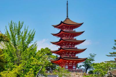 厳島神社 五重塔