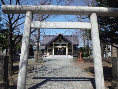 江南神社 鳥居と拝殿