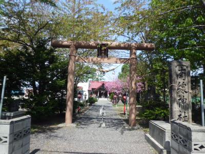 南線神社 鳥居と拝殿