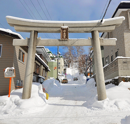 鳥居と参道