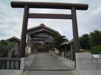 石狩弁天社 鳥居と拝殿