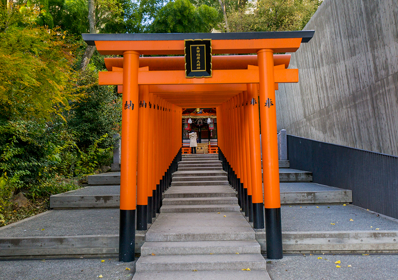 生田神社 稲荷神社 千本鳥居