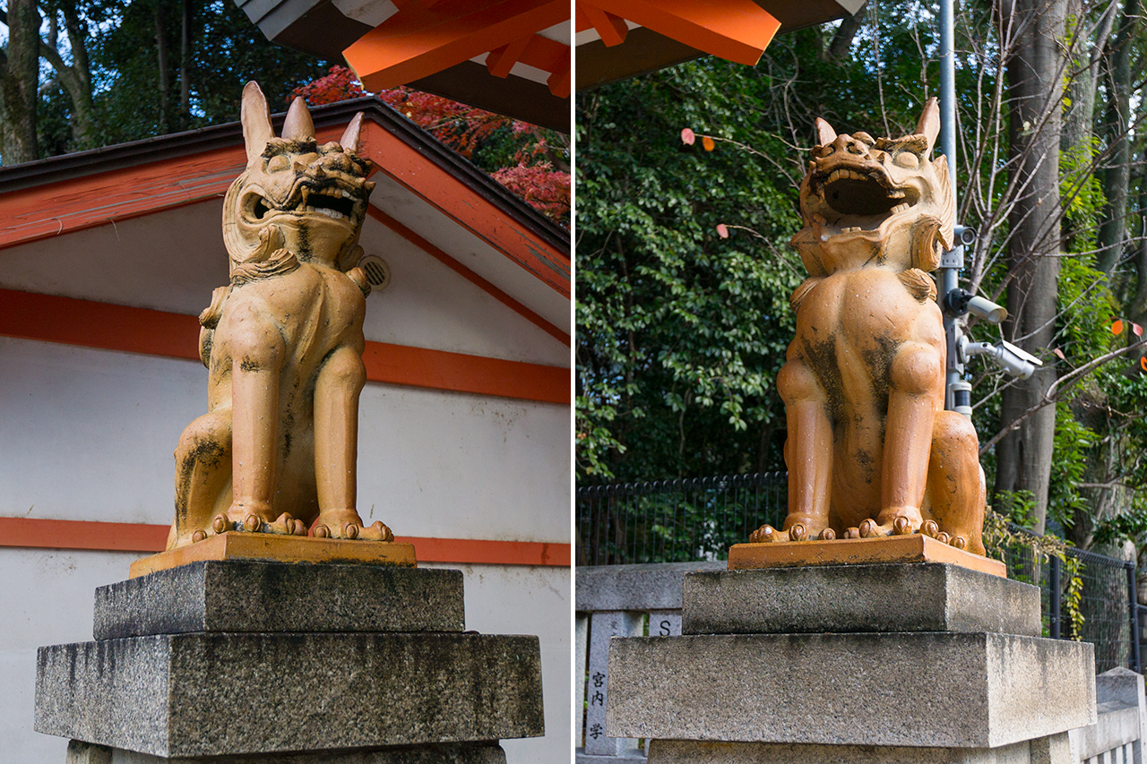 生田神社 蛭子神社の狛犬