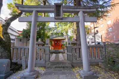 生田神社 生田神社 松尾神社 鳥居と社殿