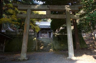 竜野神社 鳥居と拝殿