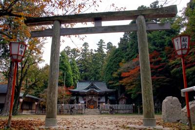 温泉神社 鳥居と拝殿