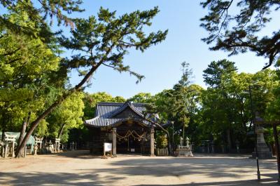 猪名野神社 鳥居と拝殿