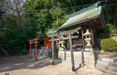 多井畑厄除八幡宮 摂末社全体