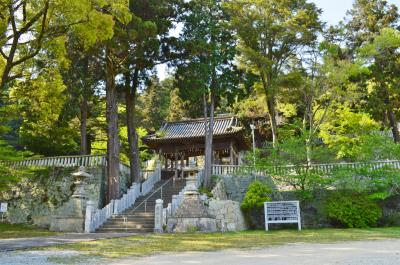 粒坐天照神社 境内階段