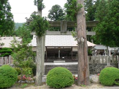 高売布神社 鳥居と拝殿