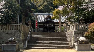 松帆神社 鳥居と拝殿