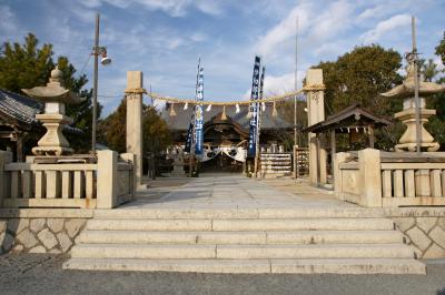 伊和都比売神社 鳥居と拝殿