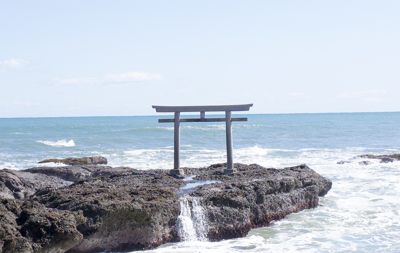 大洗磯前神社 神磯の鳥居