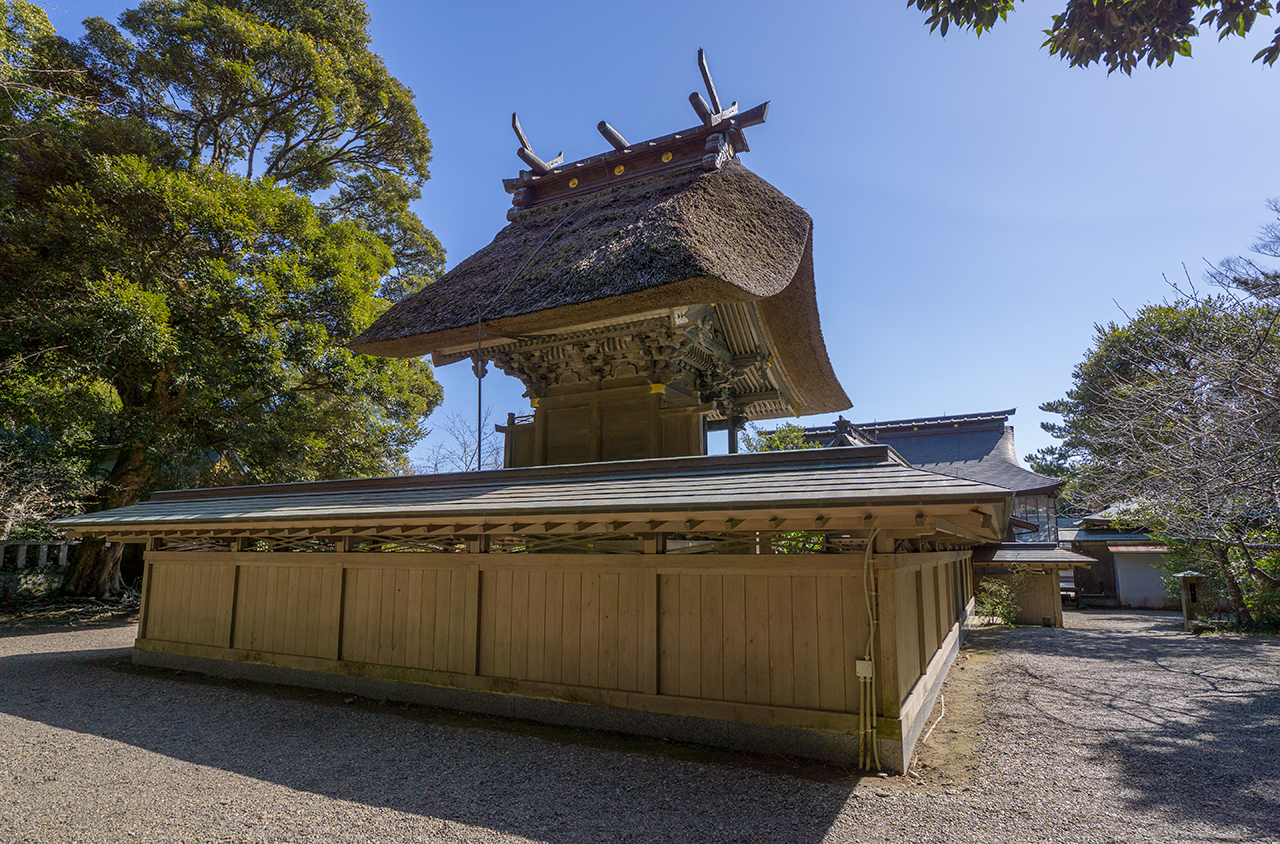 大洗磯前神社 本殿 後ろ