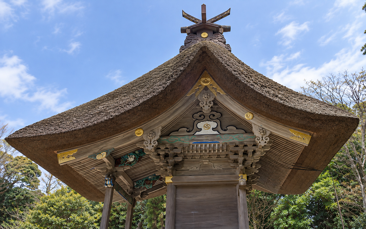大洗磯前神社 本殿の彫刻