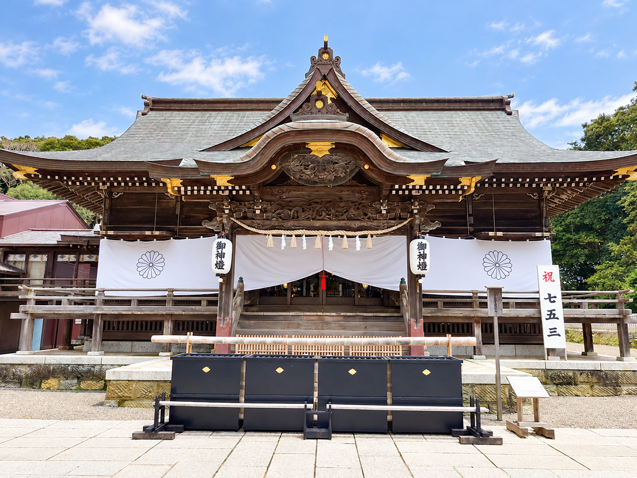 酒列磯前神社 拝殿