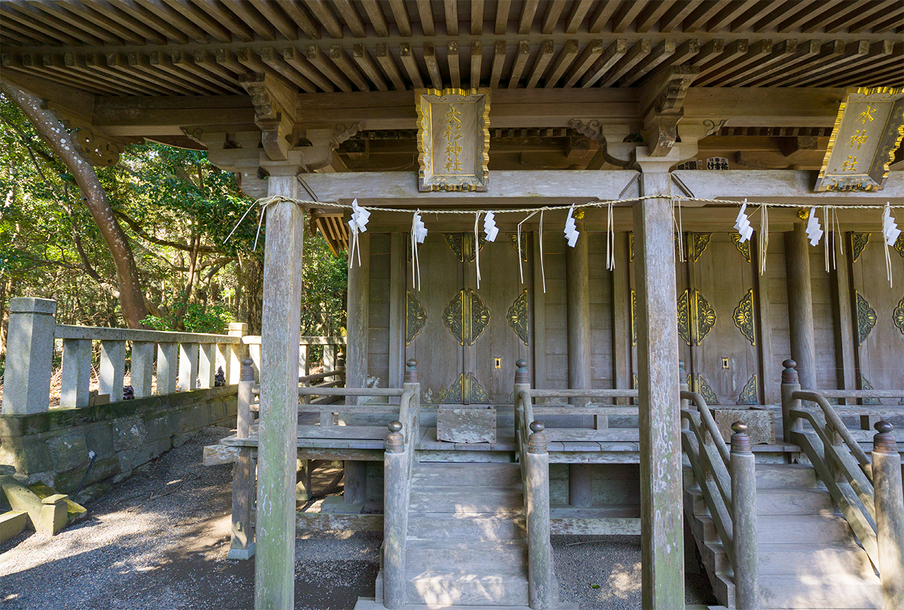 大洗磯前神社 末社併合奉斎殿(西殿) 大杉神社