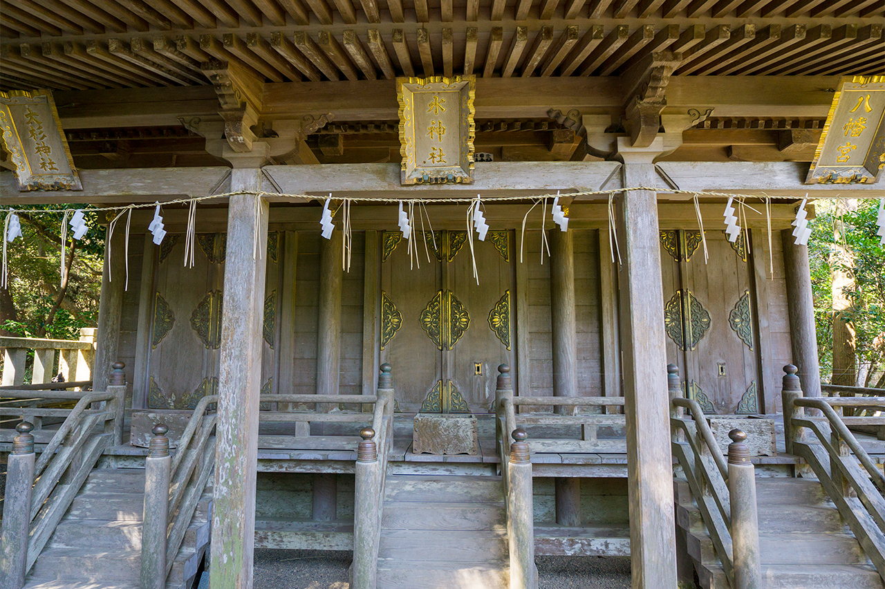大洗磯前神社 末社併合奉斎殿(西殿) 水神社