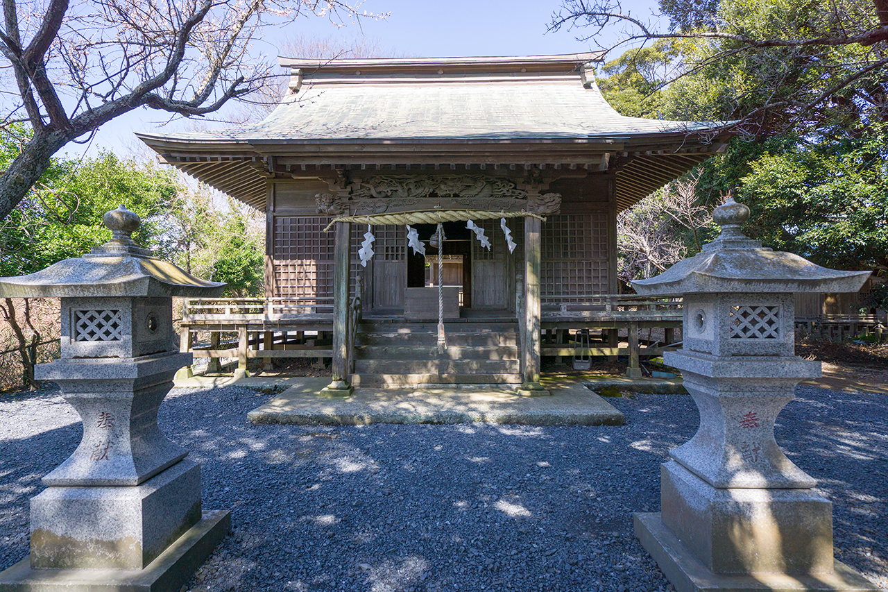 大洗磯前神社 與利幾神社 拝殿