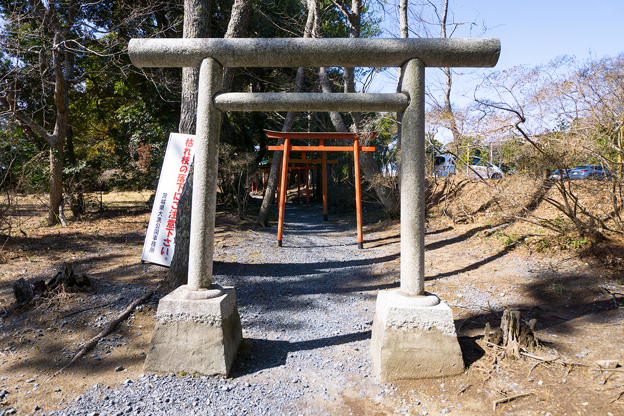 大洗磯前神社 茶釜稲荷神社 千本鳥居