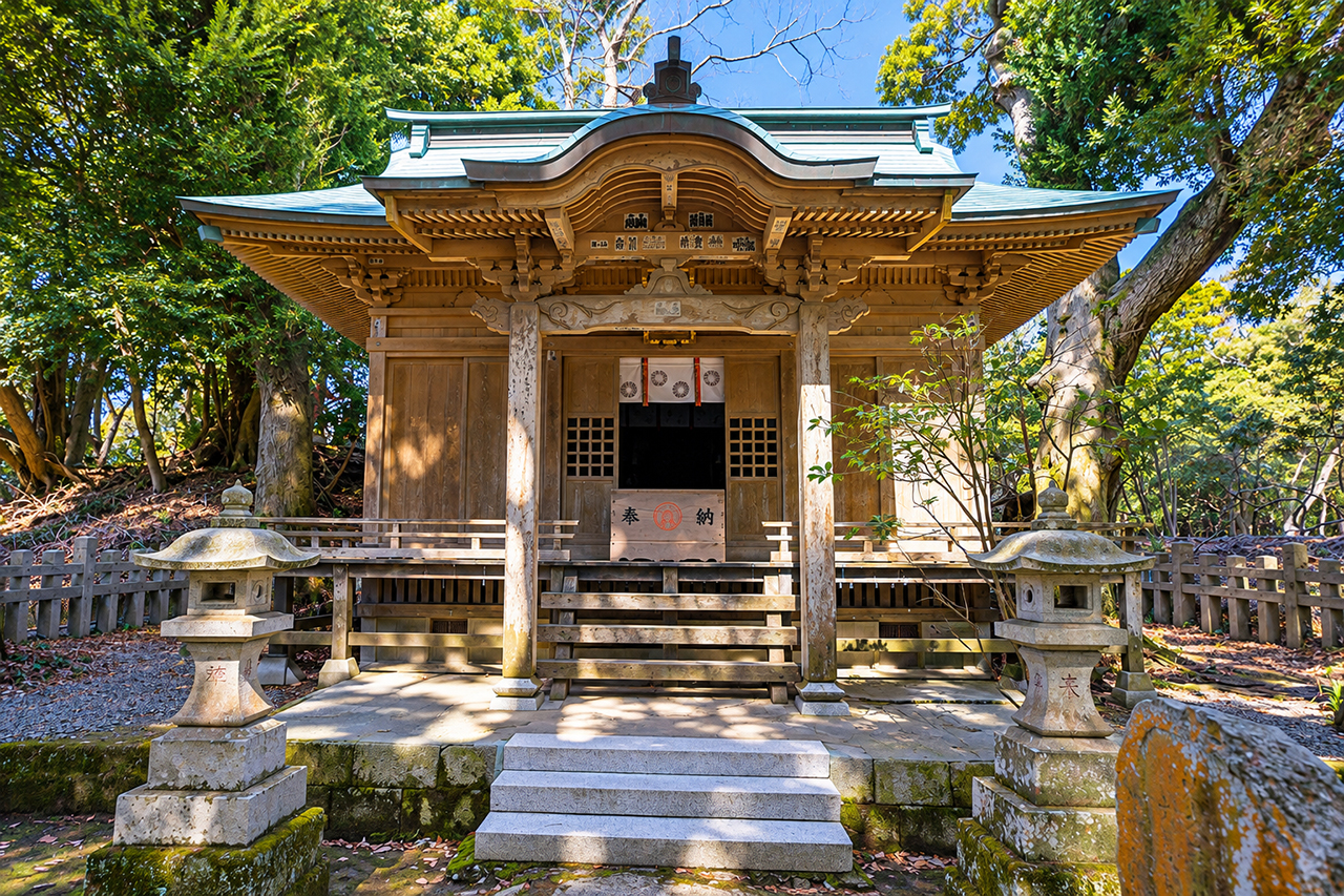 大洗磯前神社 茶釜稲荷神社 社殿