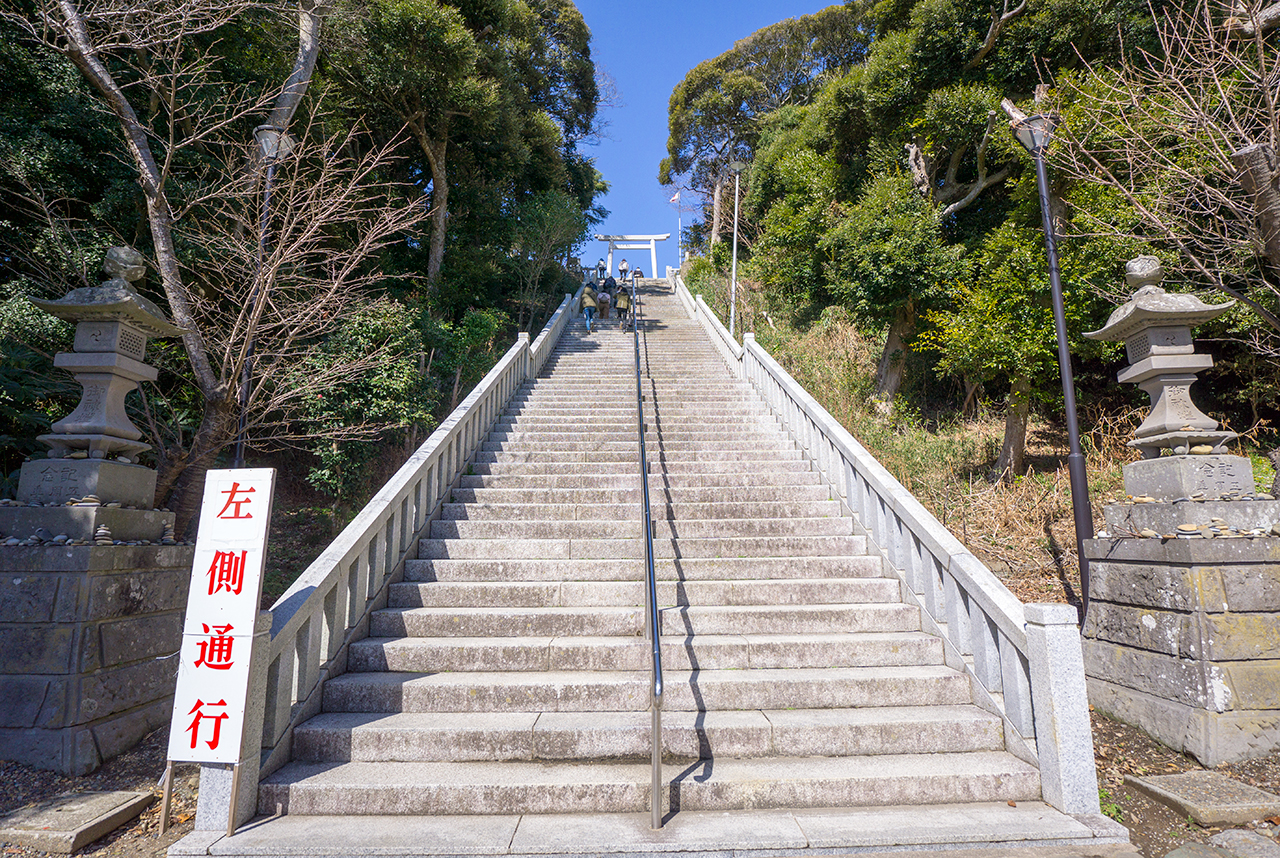 大洗磯前神社 石段