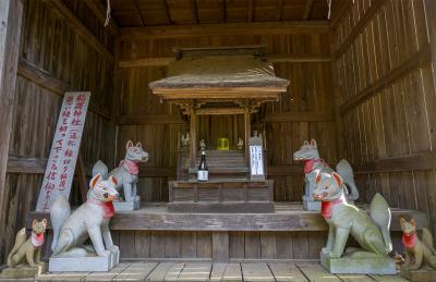 大寳八幡宮 稲荷神社 社殿アップ