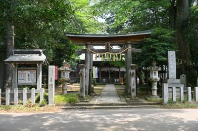 香取神社 鳥居と拝殿