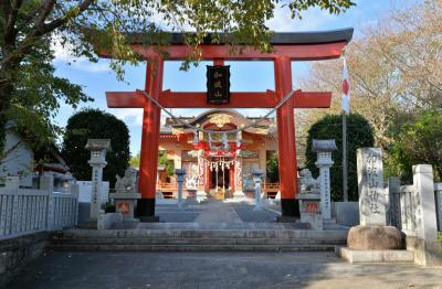 加波山神社 山頂本殿・拝殿 真壁拝殿と鳥居