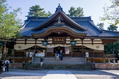 尾山神社 拝殿 正面
