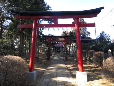 金刀比羅神社 鳥居と拝殿