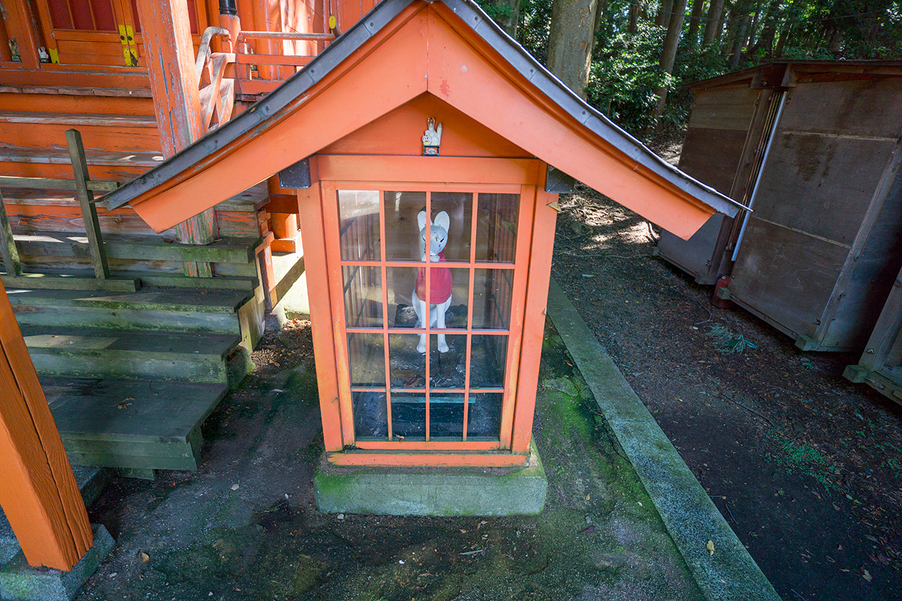 笠森稲荷神社 狐像