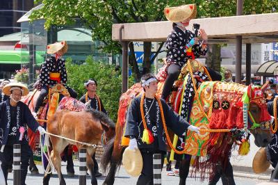 盛岡八幡宮 チャグチャグ馬コの行列