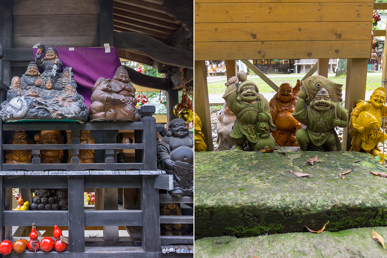 縁美須神社のえびす像