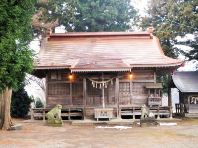 於呂閇志膽澤川神社 拝殿