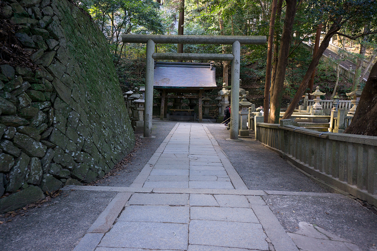 一段のみ下り階段