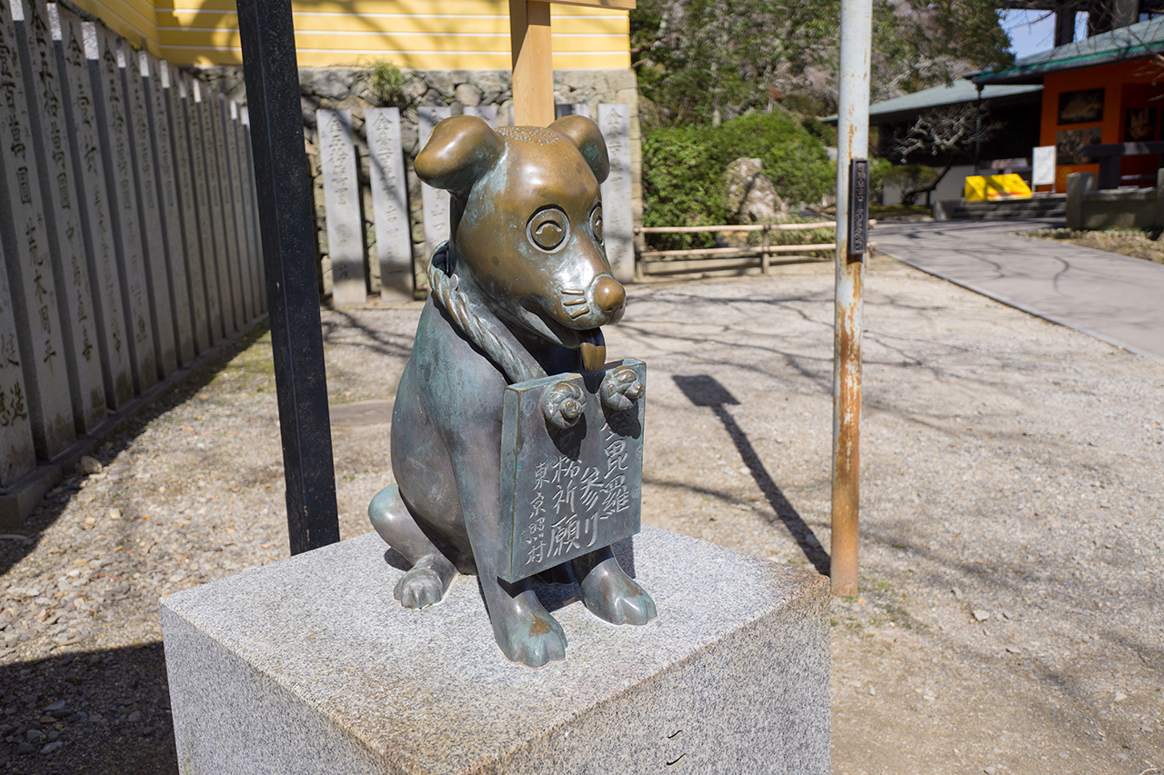 こんぴら狗の銅像2