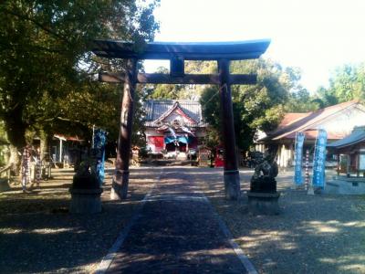 紫尾神社 鳥居と拝殿