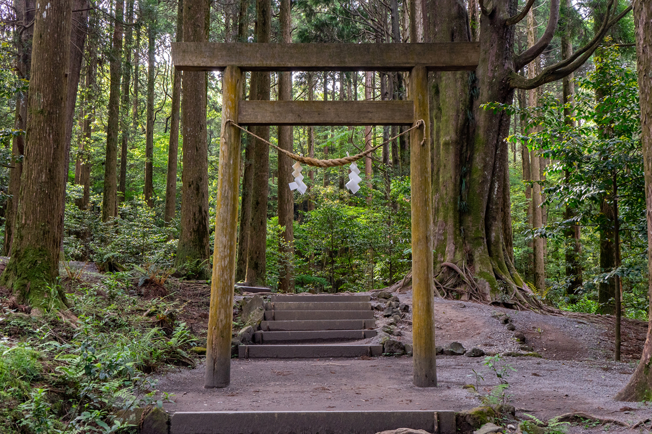 山神社の鳥居入口