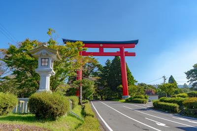 霧島神宮 西日本一の大鳥居(一の鳥居)