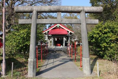 鹿児島神社 鳥居と拝殿