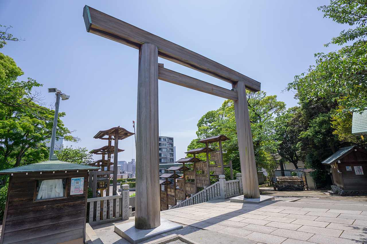 一の鳥居 裏側