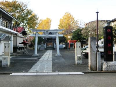 新田神社 鳥居と拝殿