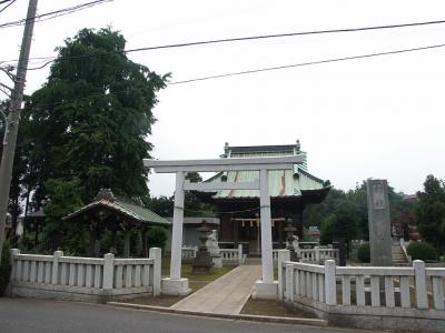 橘樹神社 鳥居と拝殿
