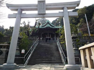 叶神社 鳥居と拝殿