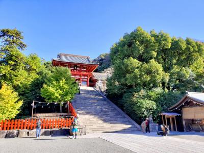 鶴岡八幡宮 楼門と大石段