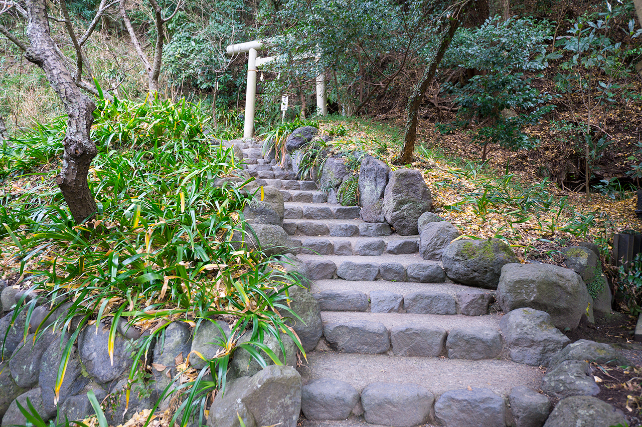 熊野大権現神社への石段